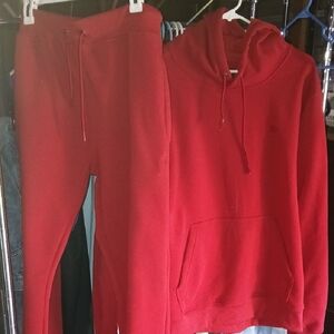 Aeropostale Red Hoodie and Sweatpants Set